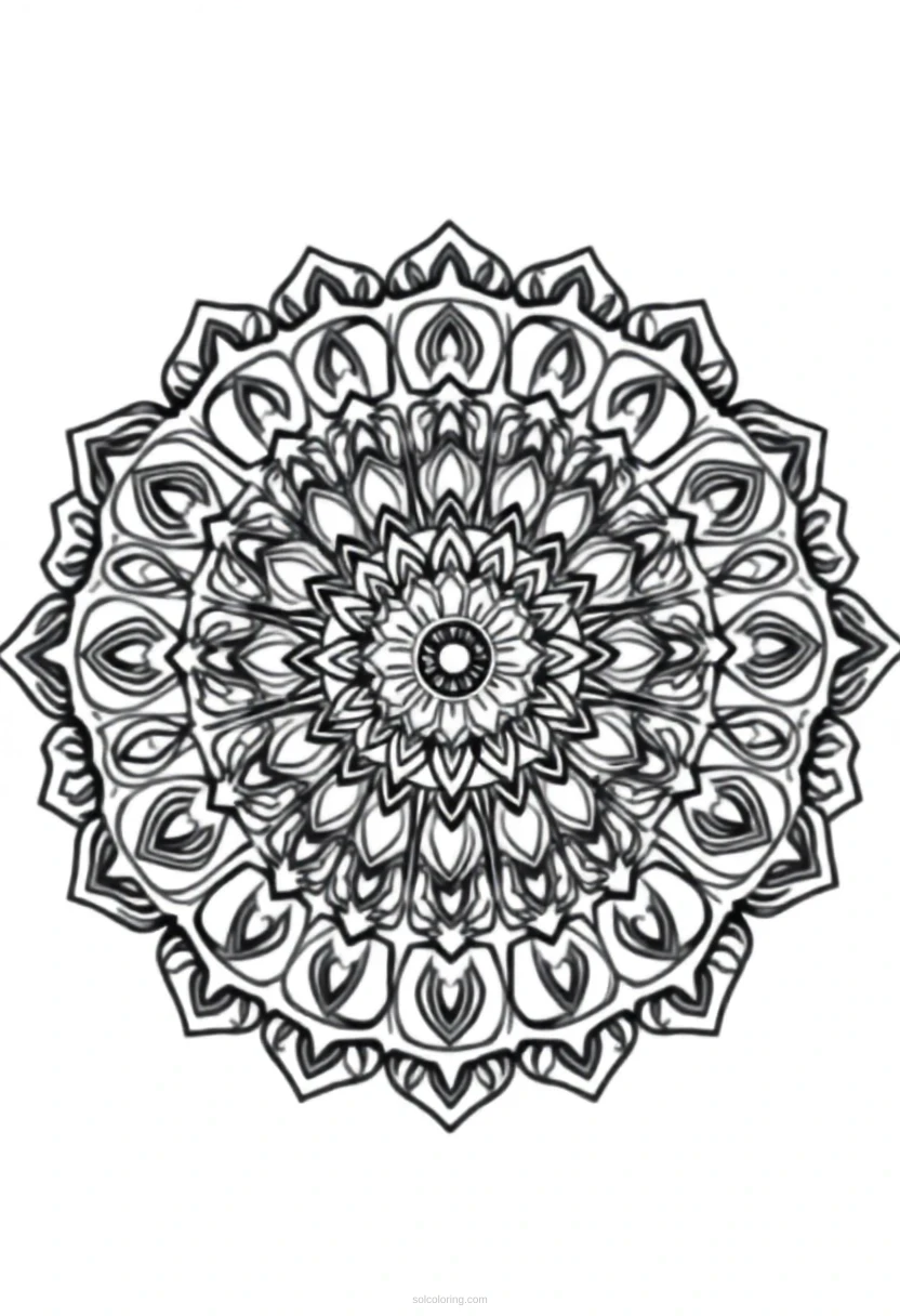 Nachos coloring page for kids