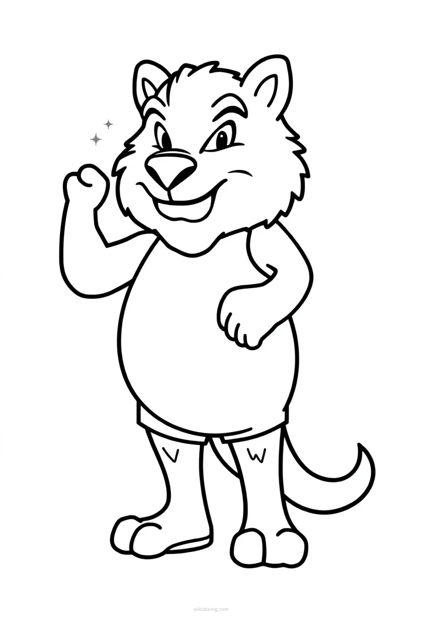 Nba Team Mascot coloring pages