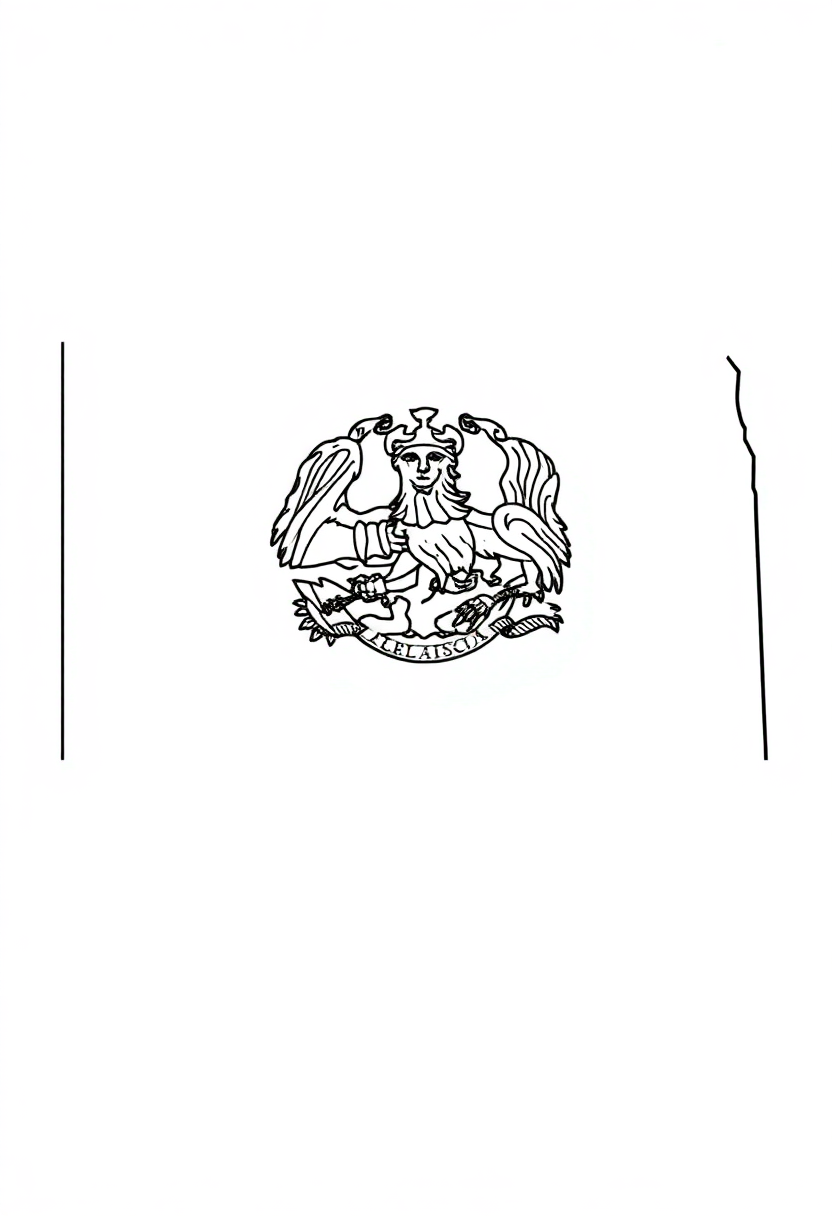 Nebraska State Flag coloring page, free printable