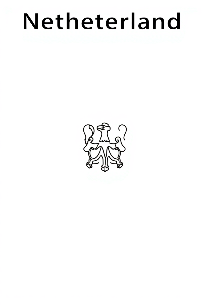 Netherlands Flag coloring page, free printable