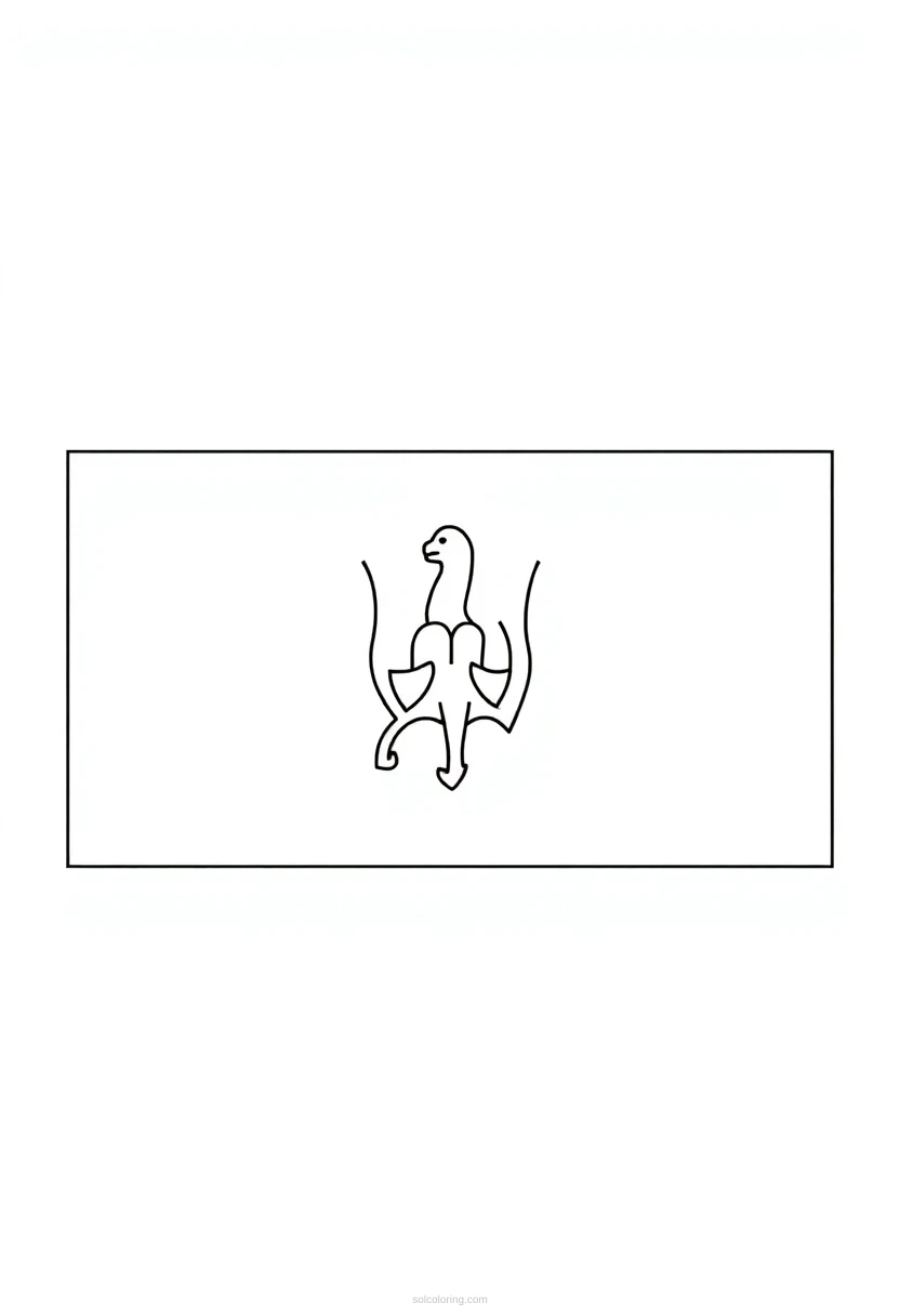 Netherlands Flag coloring pages