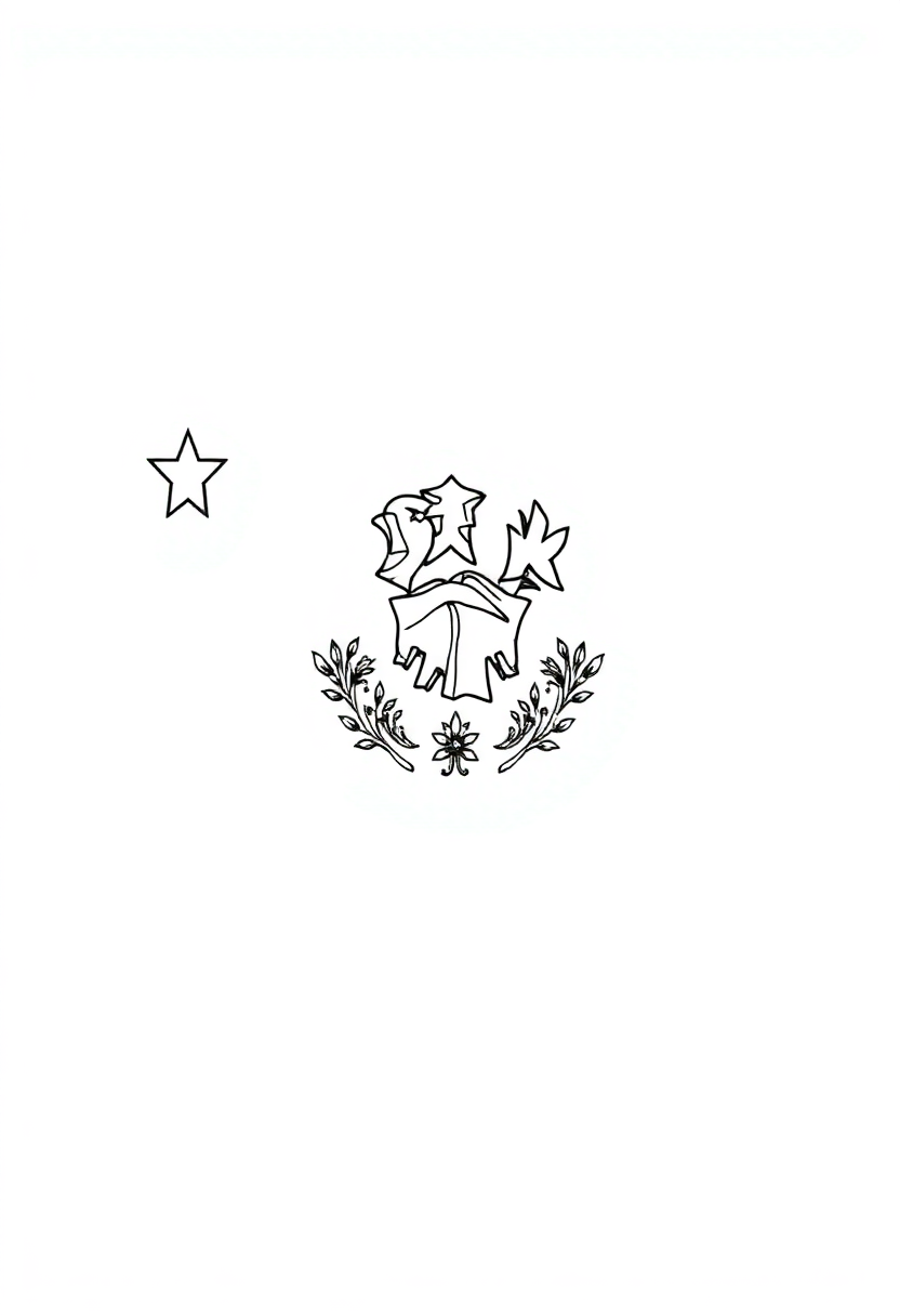 Nevada State Flag coloring page