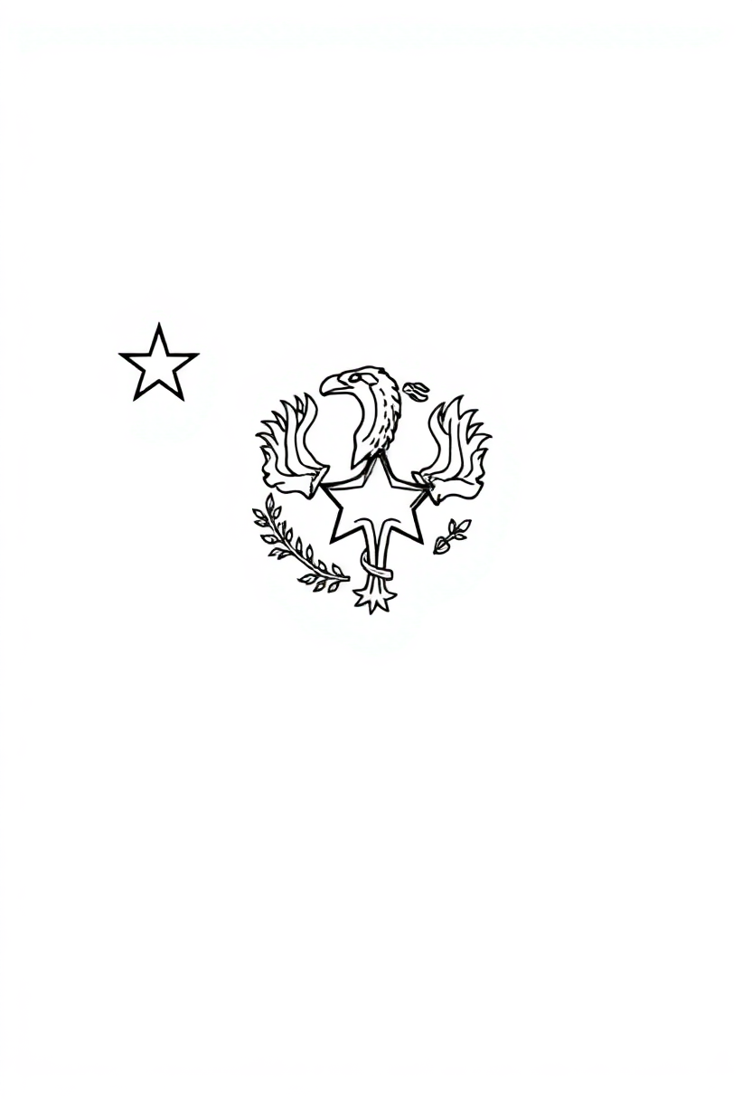 Nevada State Flag coloring page, free printable