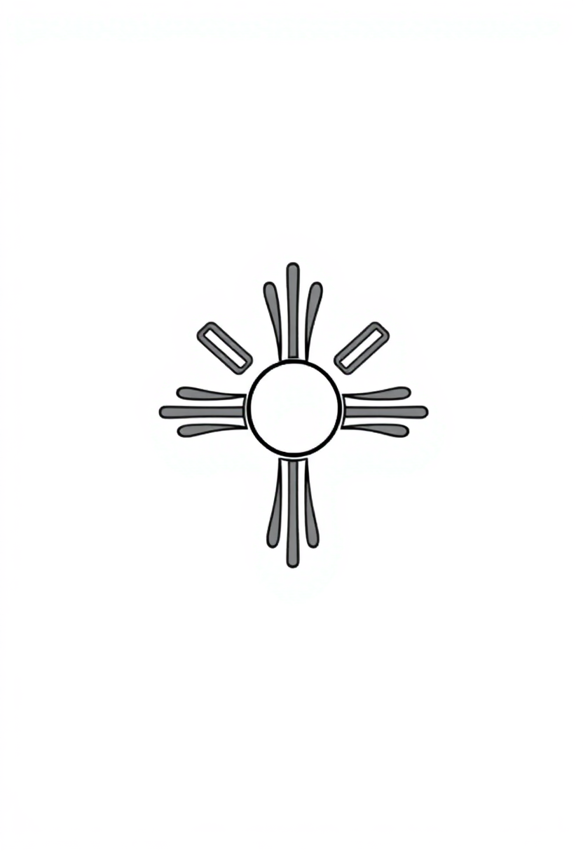 New Mexico State Flag coloring pages