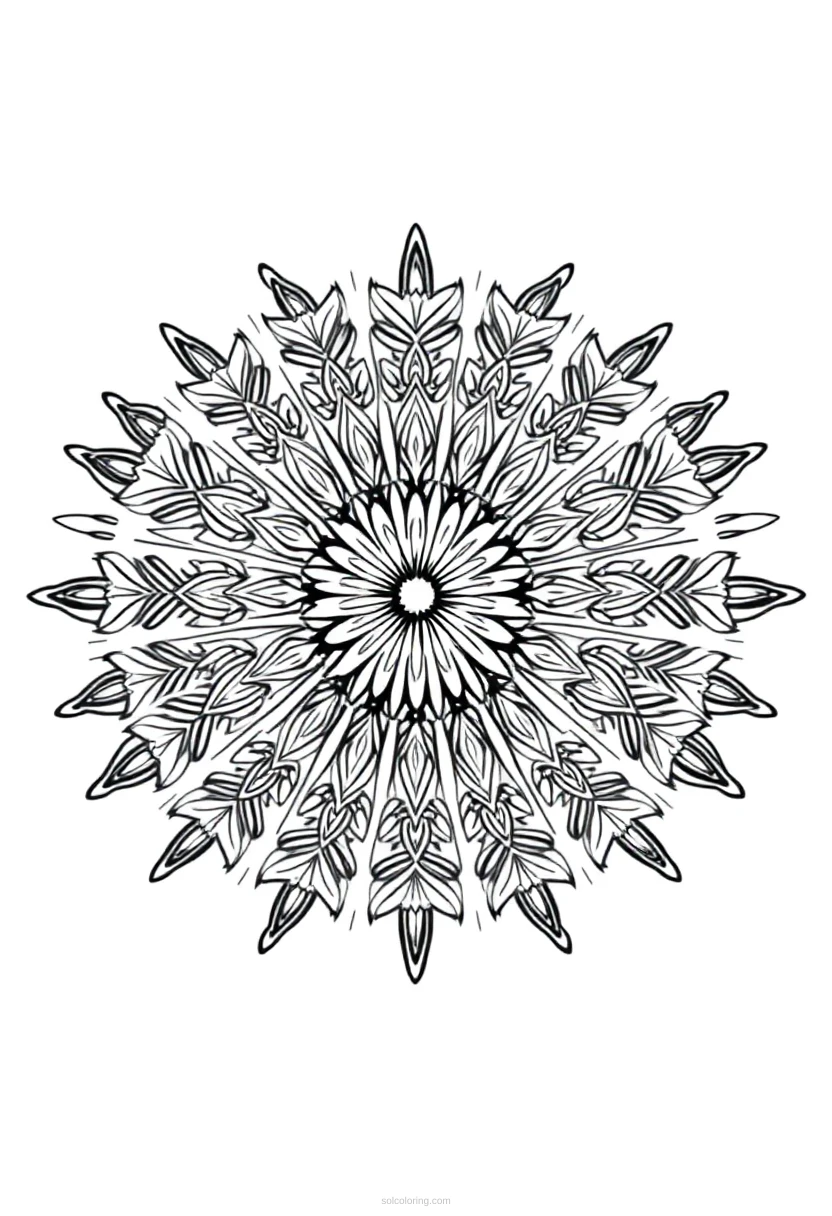 New Year Fireworks coloring page for kids