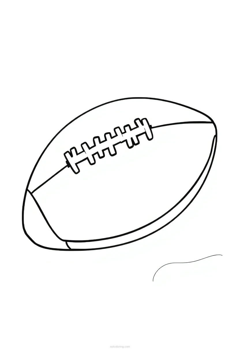 NFL Football coloring page for kids