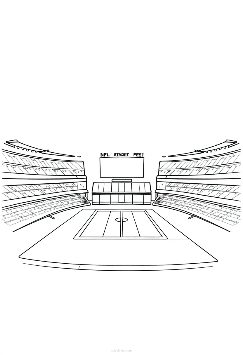 Nfl Stadium coloring pages