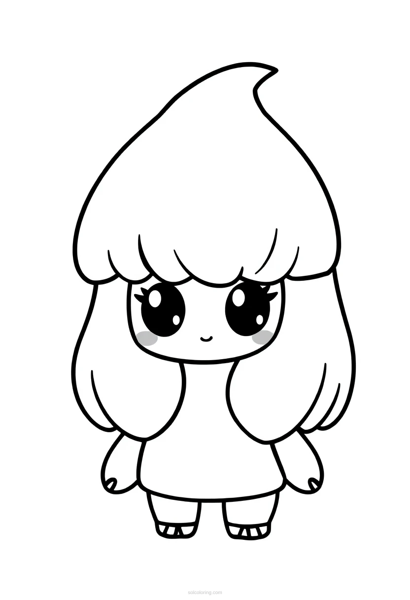 Northern Lights coloring page for kids