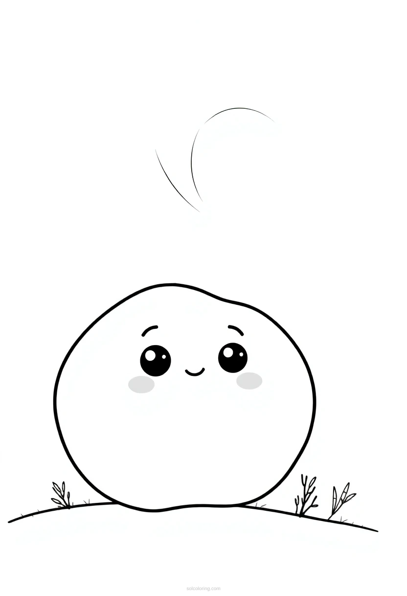 Northern Lights coloring page for kids