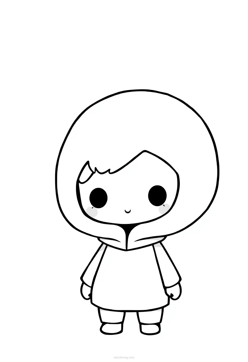 Northern Lights coloring page for kids
