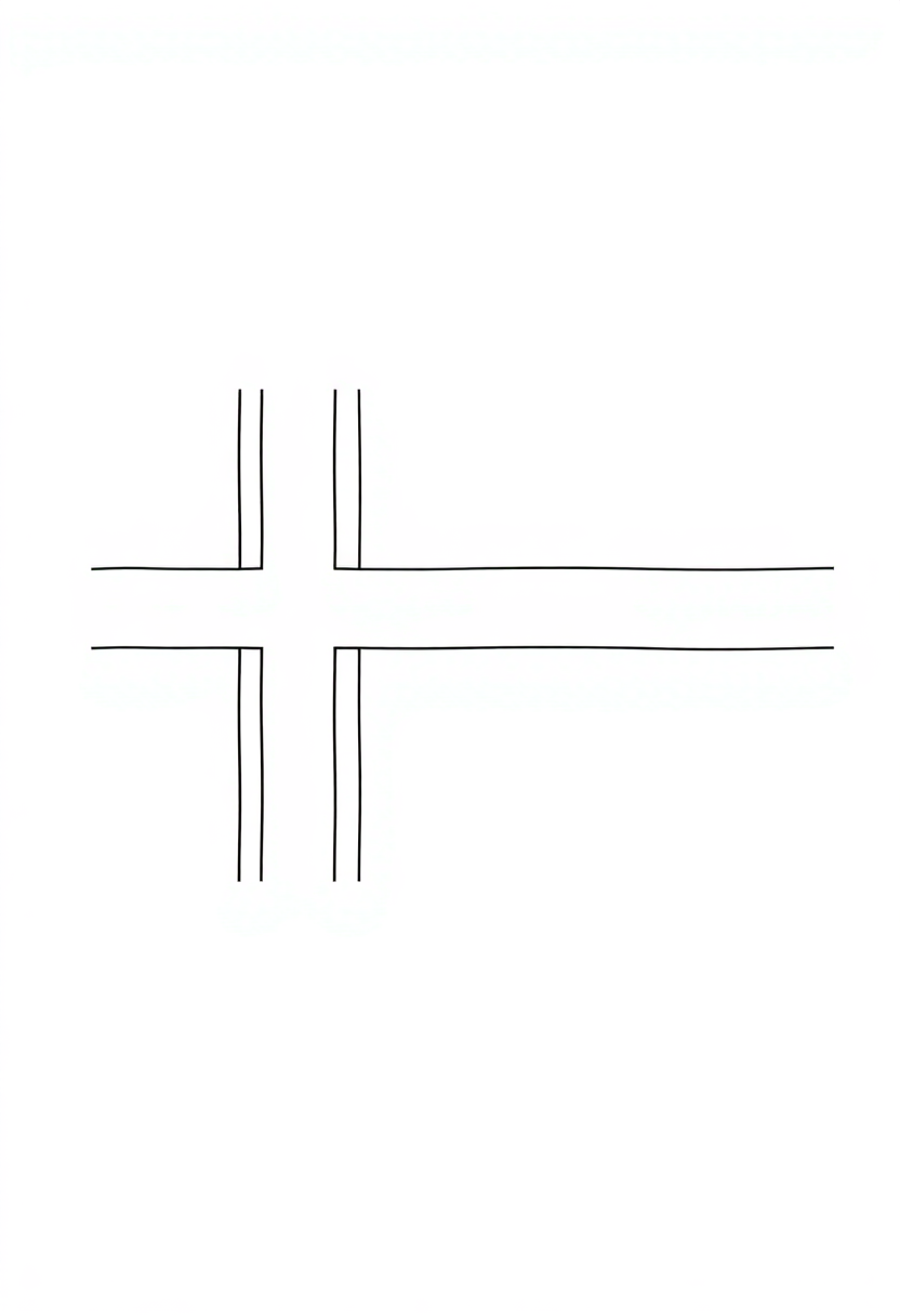 Norwegian Flag coloring pages