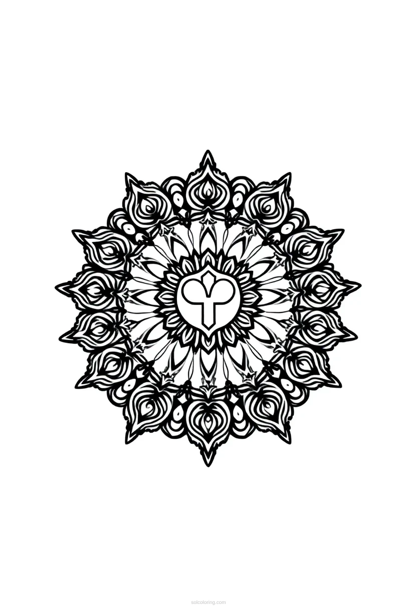 Nurse coloring page for kids