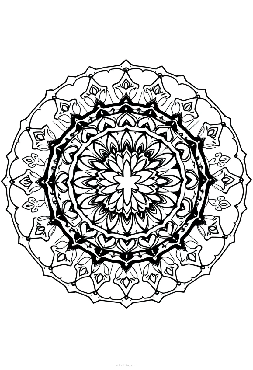 Nurse coloring page for kids