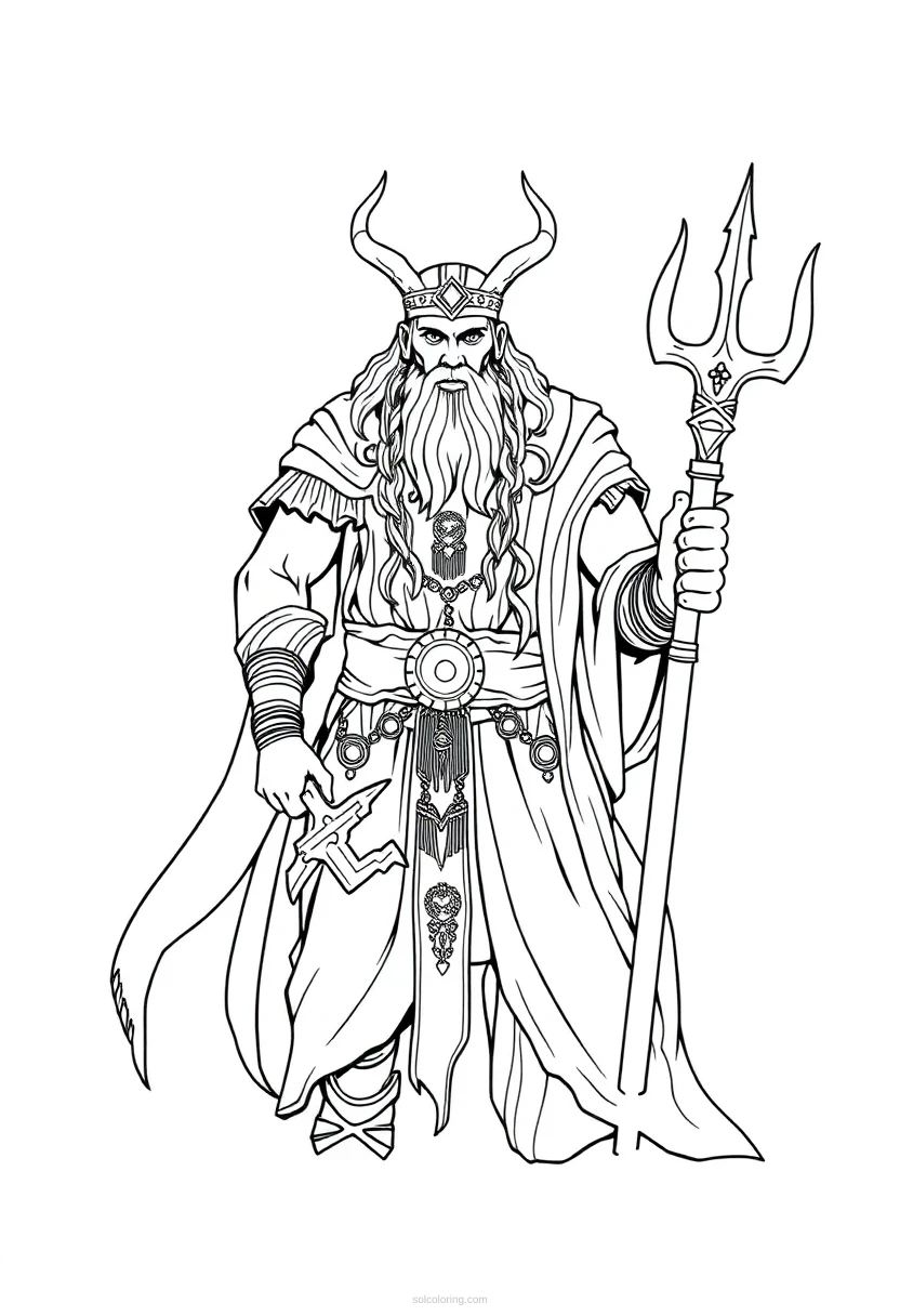Odin The All Father coloring pages