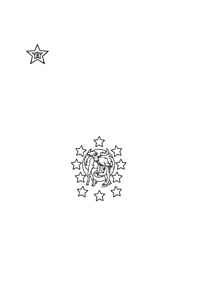 Oklahoma State Flag coloring page