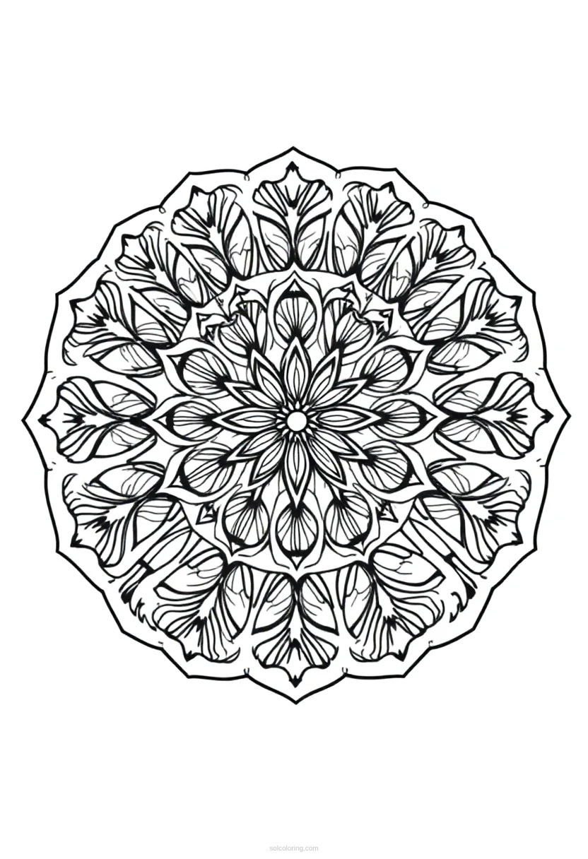 Orange Slices coloring page for kids