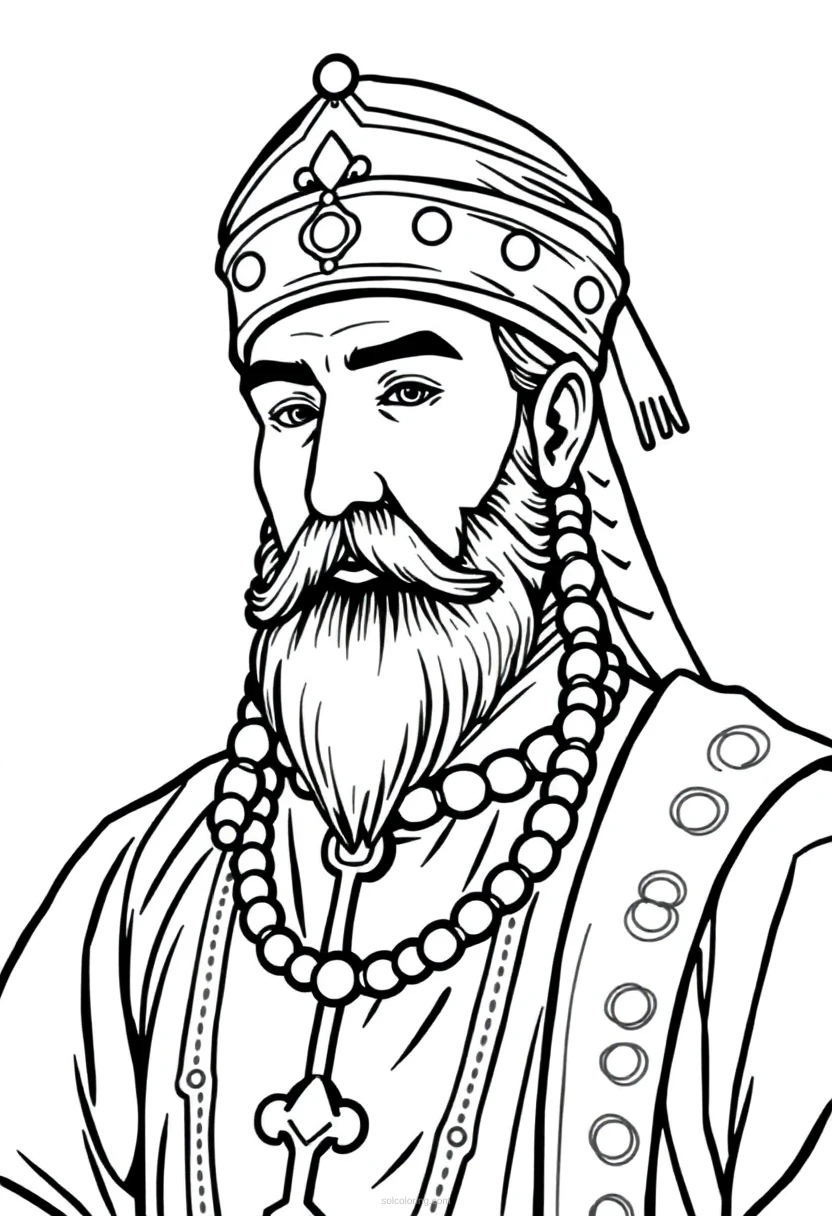 Ottoman Sultan coloring pages