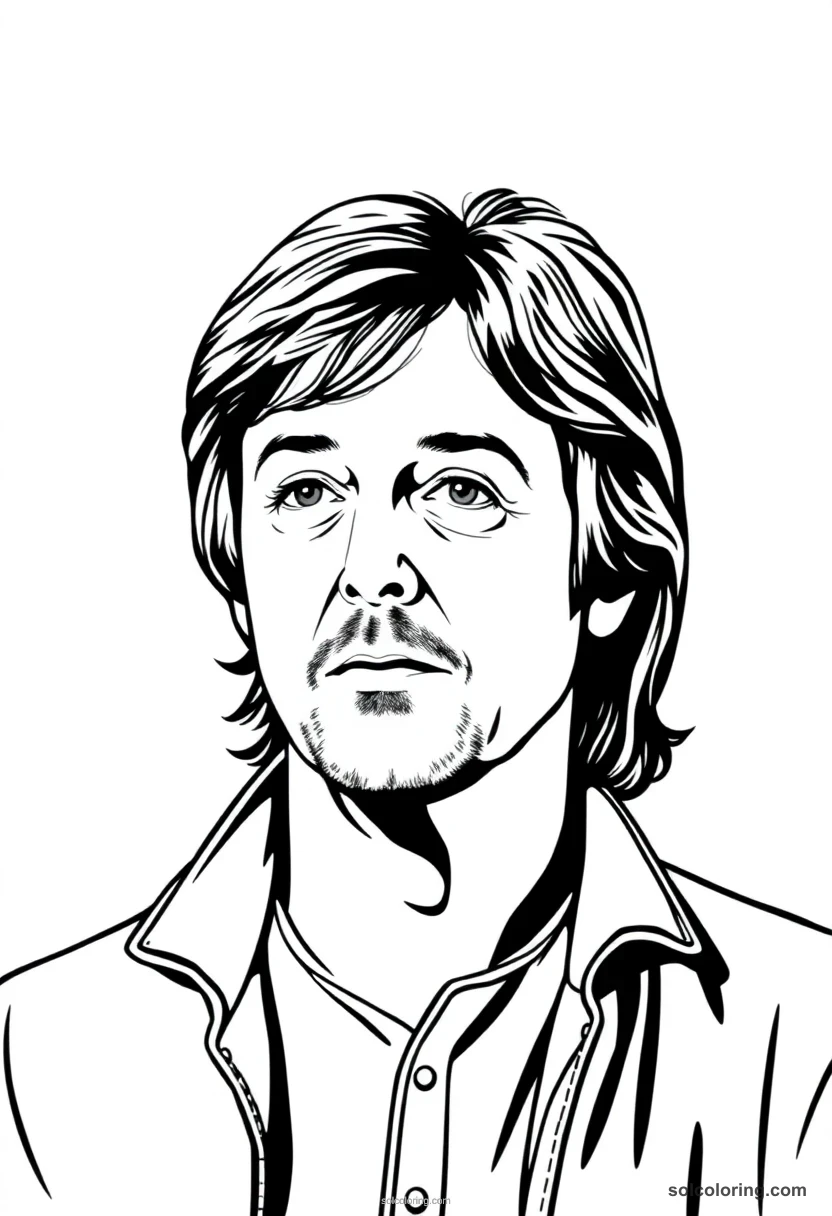 Paul Mccartney coloring pages