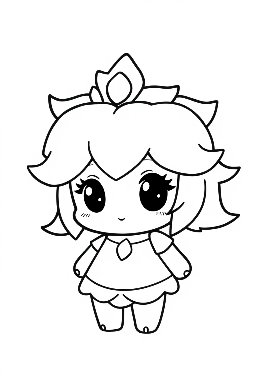 Peach Half coloring page, free printable