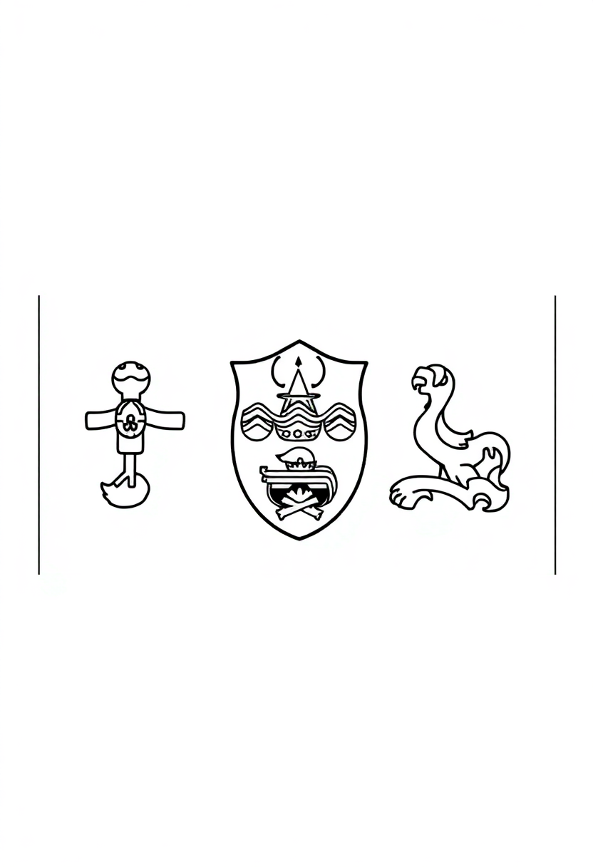 Pennsylvania State Flag coloring page, free printable