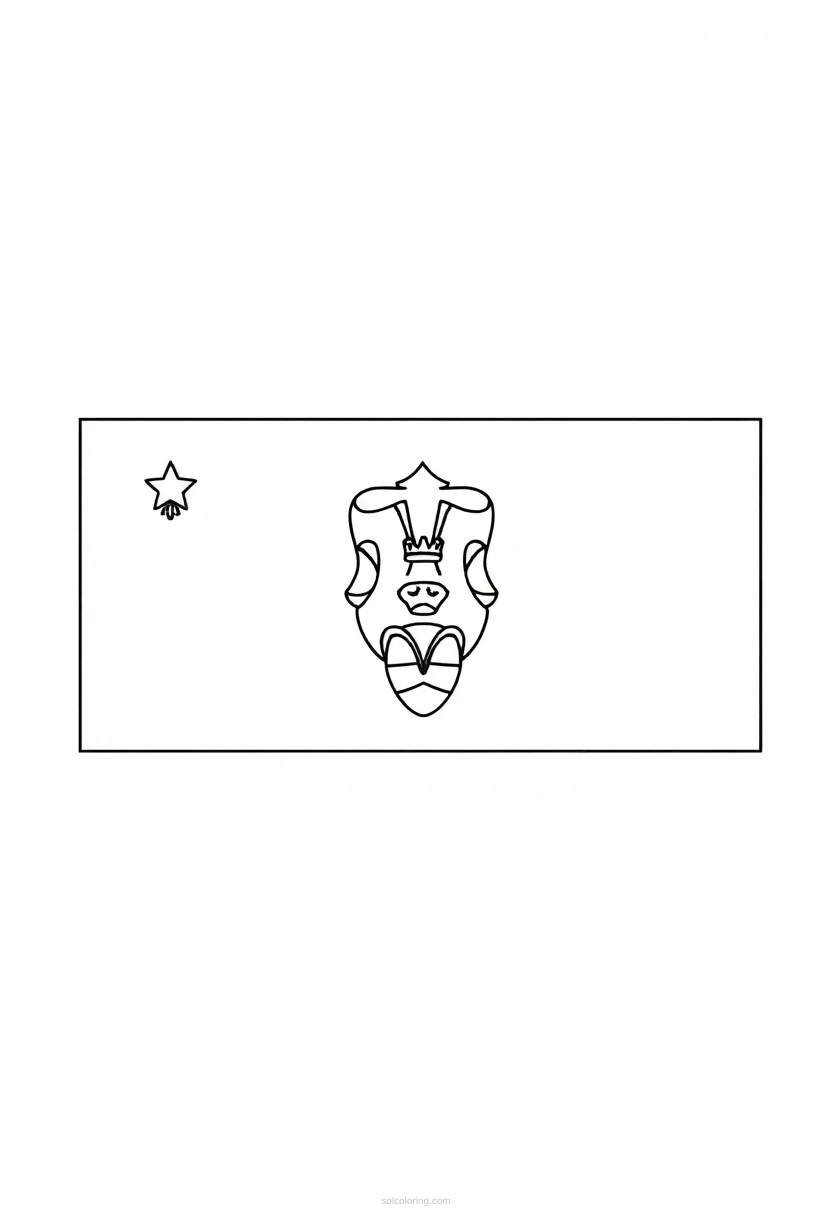 Pennsylvania State Flag coloring pages