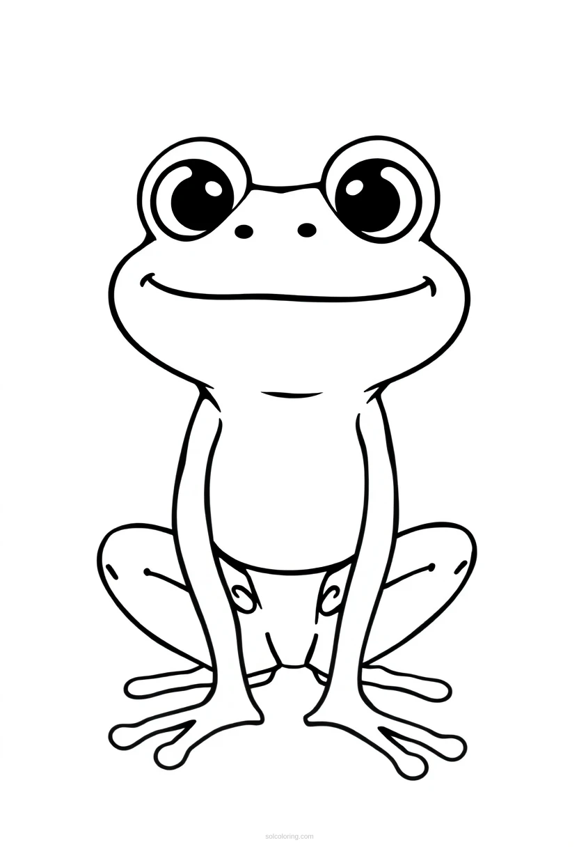 Pepe the Frog coloring page for kids