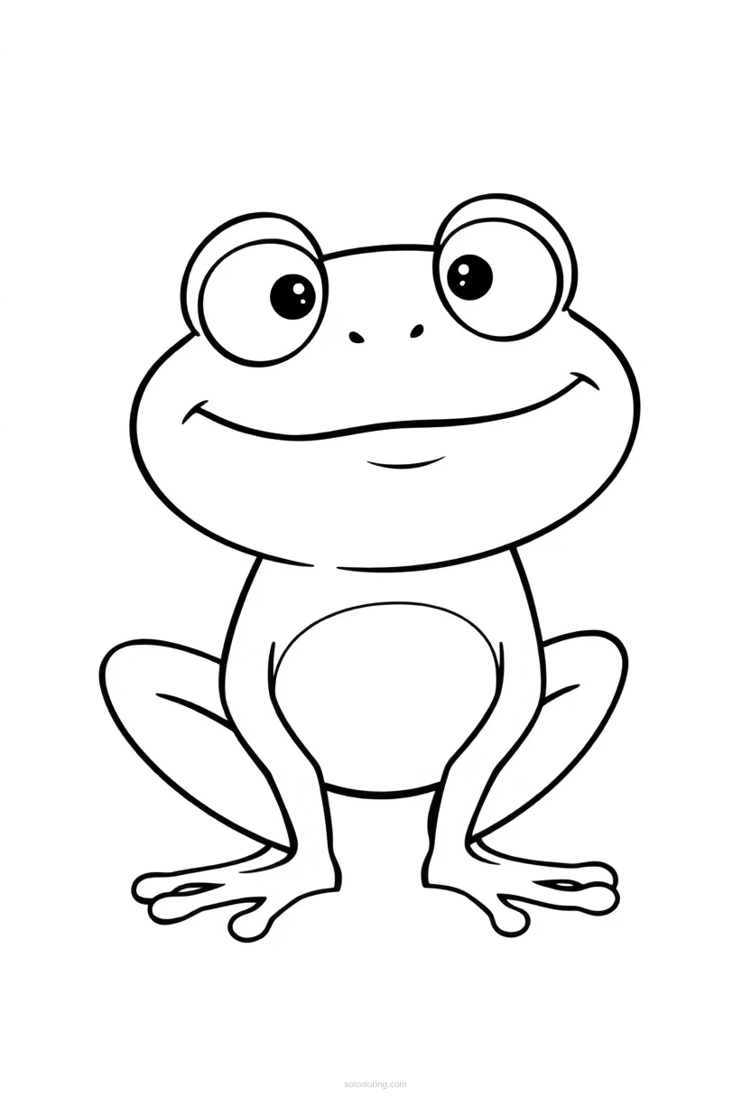 Pepe the Frog coloring page for kids