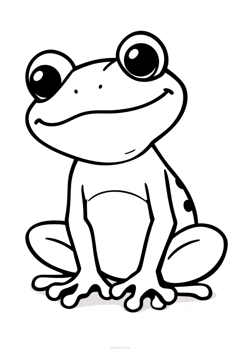 Pepe The Frog Sitting coloring pages