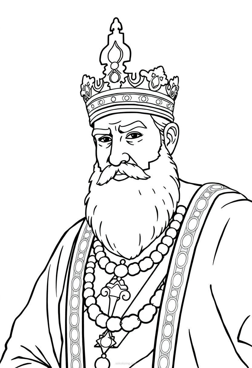 Persian Shah coloring pages
