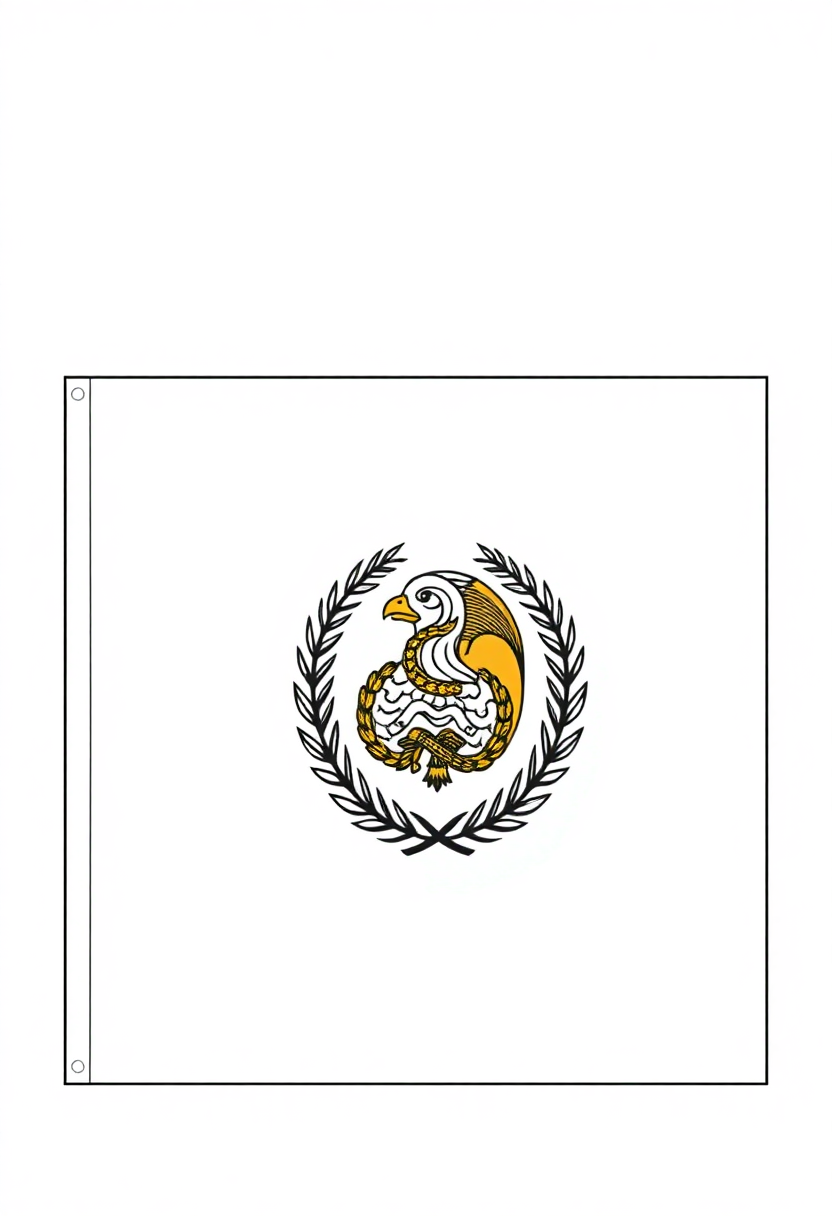 Peruvian Flag coloring page, free printable