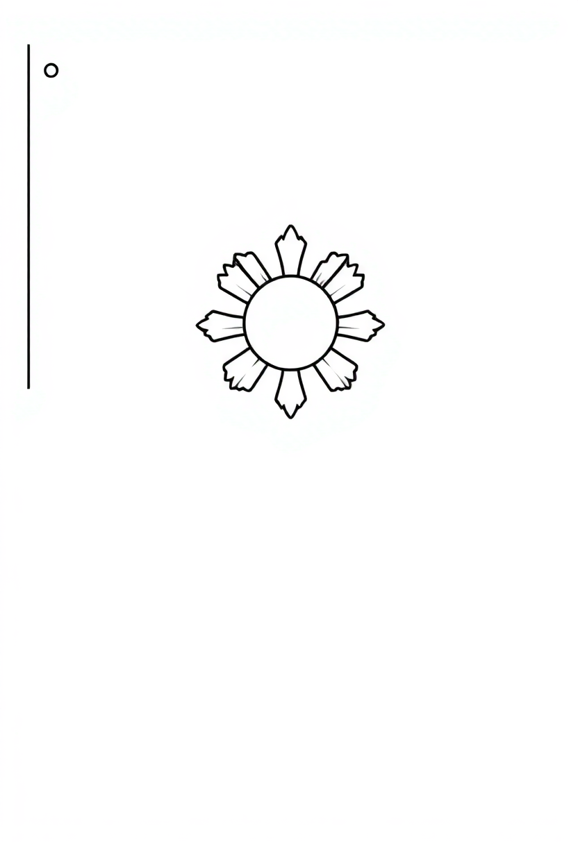 Philippine Flag coloring pages