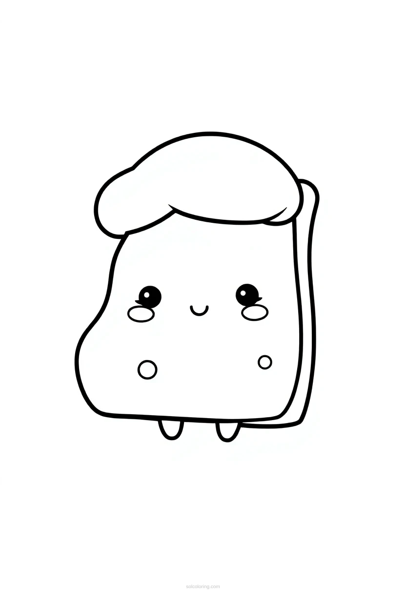 Pie Slice coloring page for kids