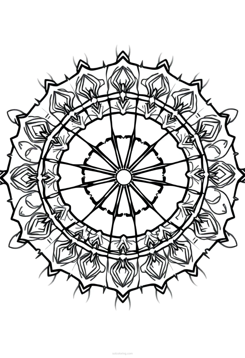 Pie Slice coloring page for kids