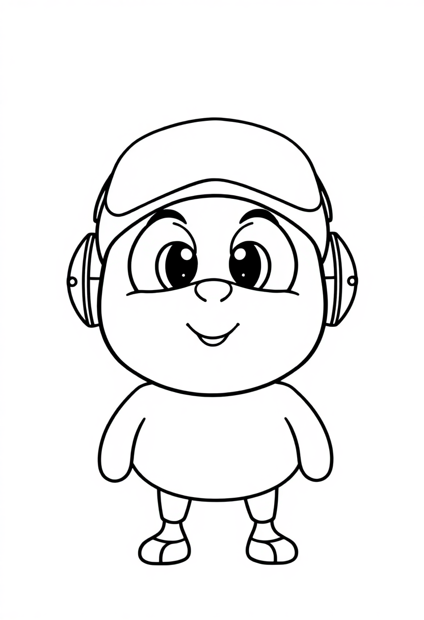 Pilot coloring page, free printable