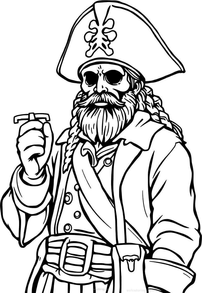 Pirate Captain coloring pages