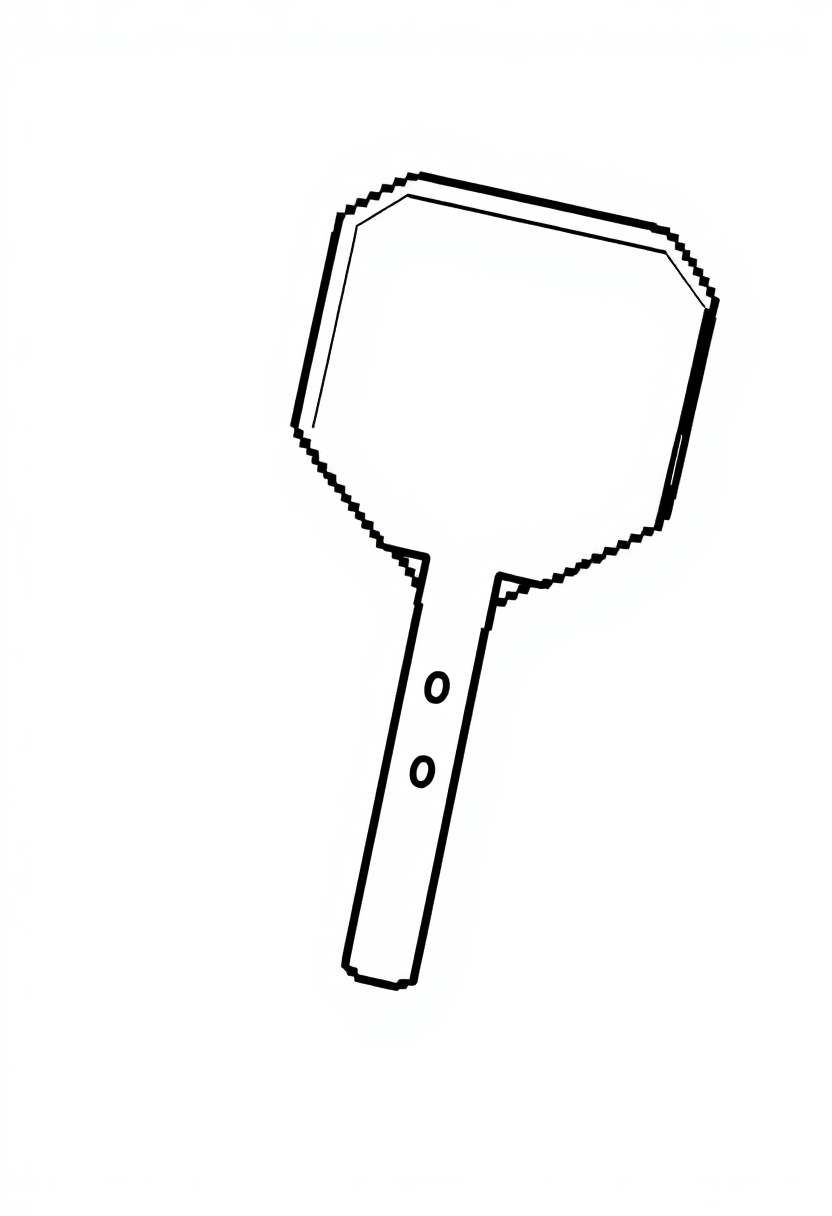 Pixelated Breakout Paddle coloring pages