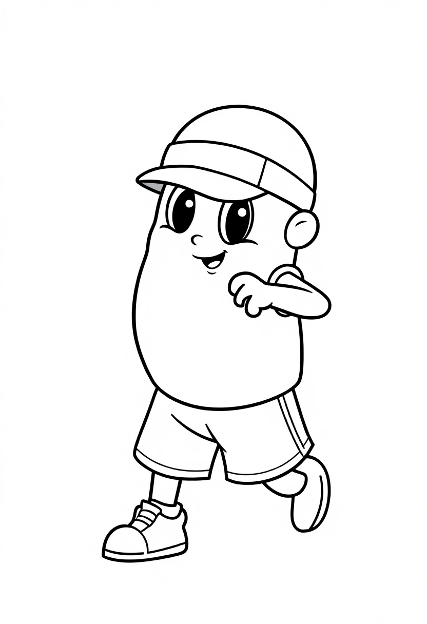 Point Guard in Action coloring page, free printable