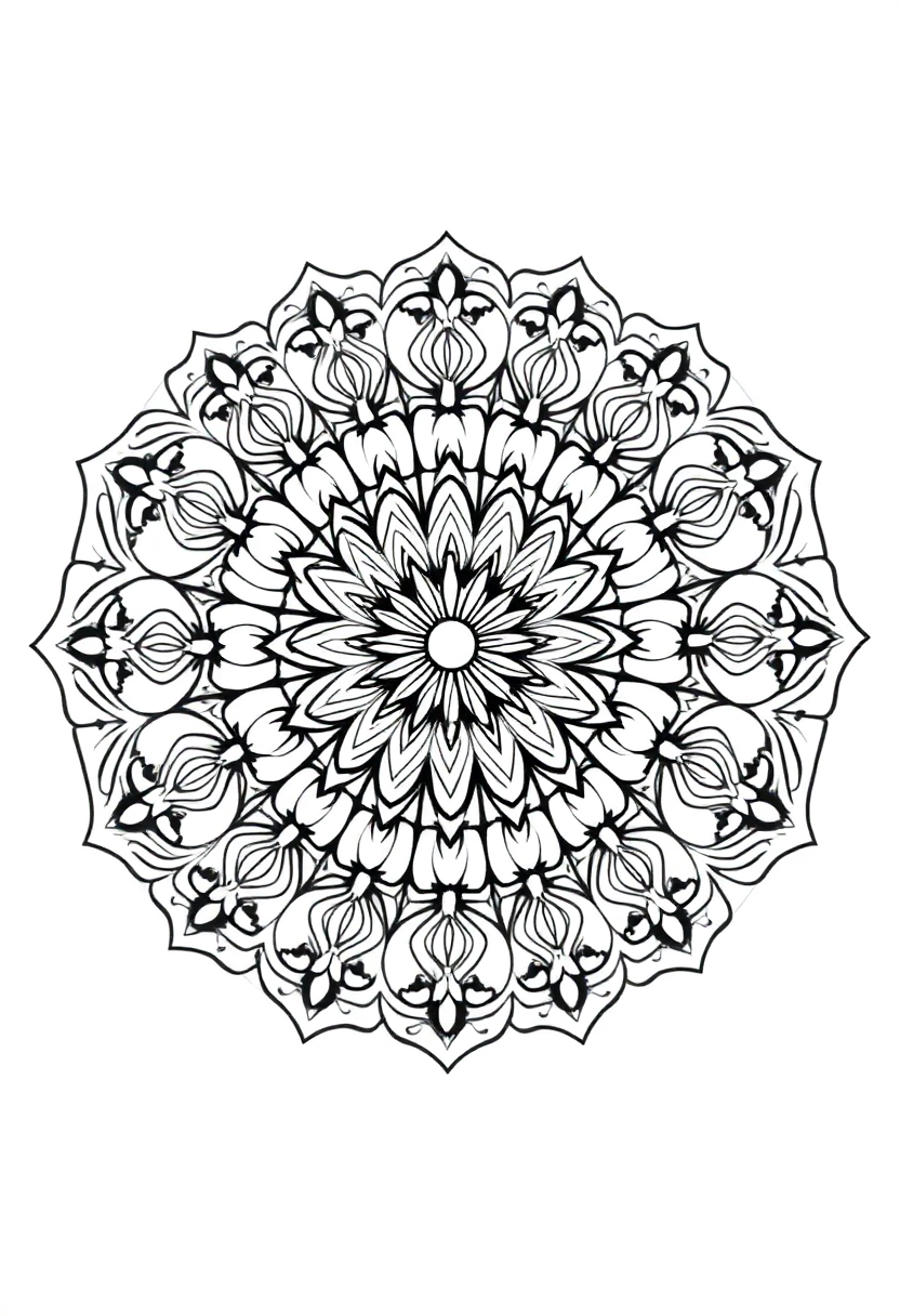 Popcorn coloring page, free printable