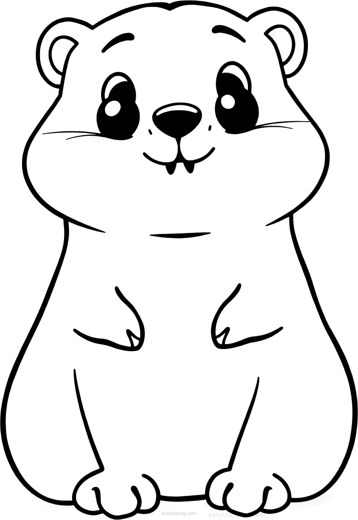 Prairie Dog coloring page for kids