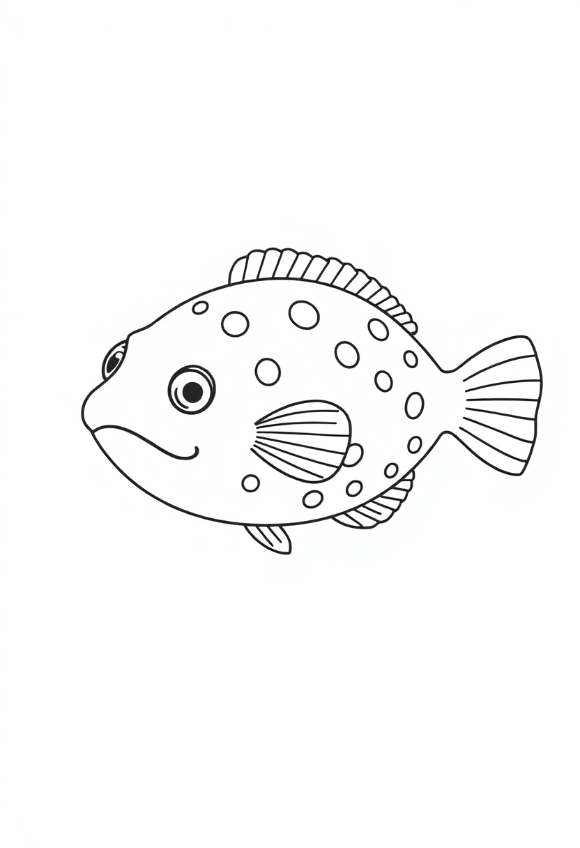 Pufferfish coloring pages