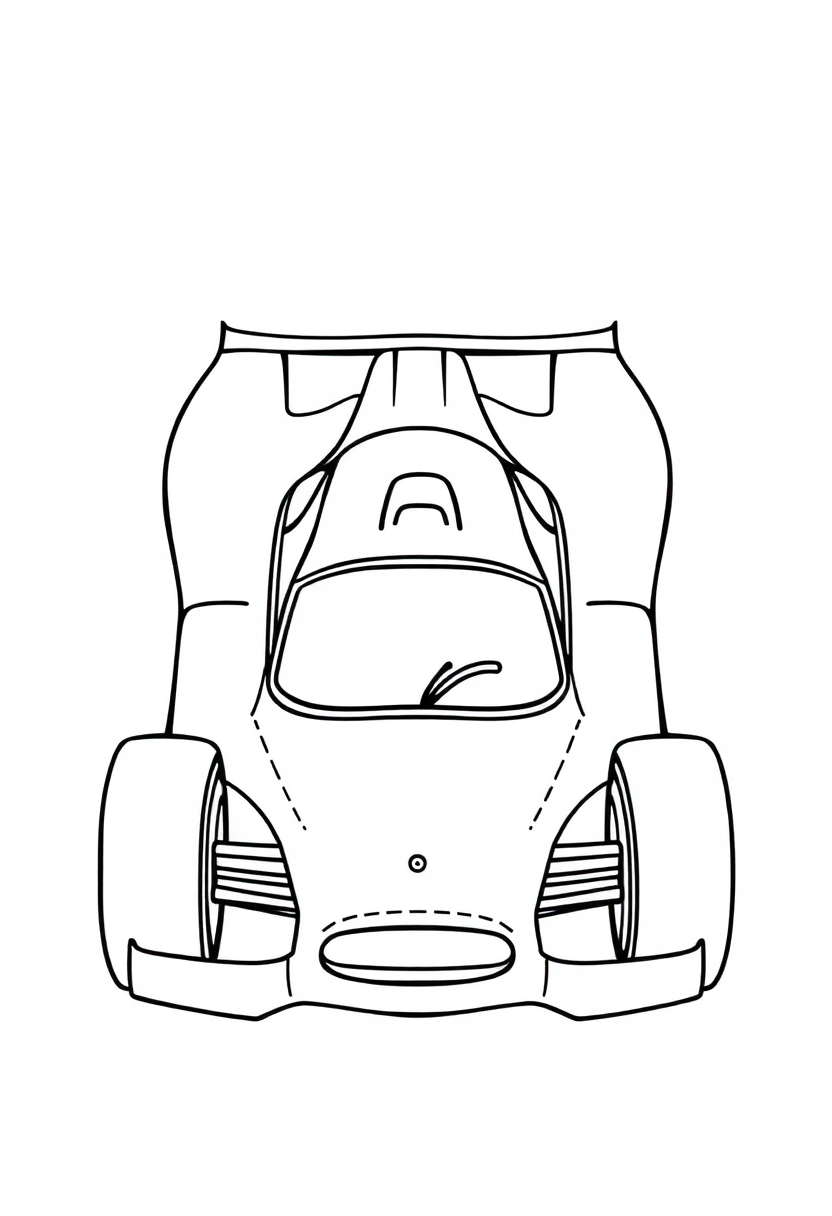 Race Car coloring pages