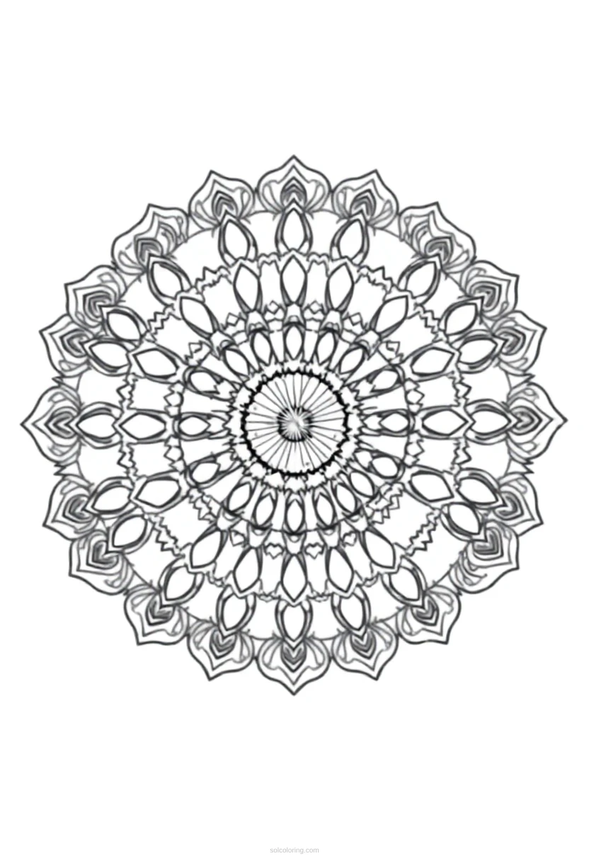 Rainbow coloring page for kids