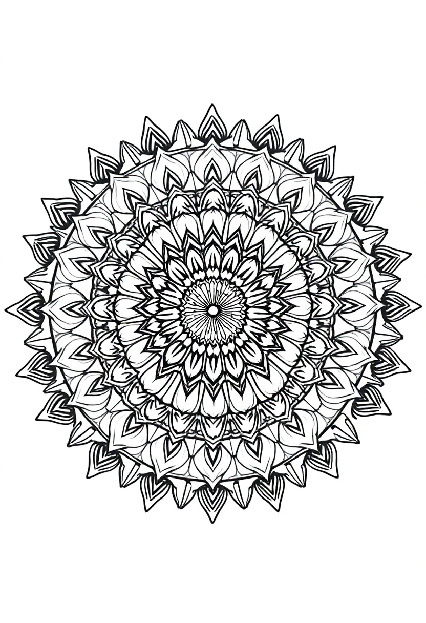 Rainbow coloring page, free printable