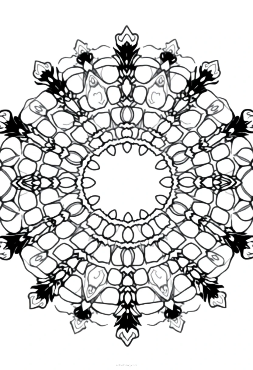 Rainbow Simple coloring page for kids