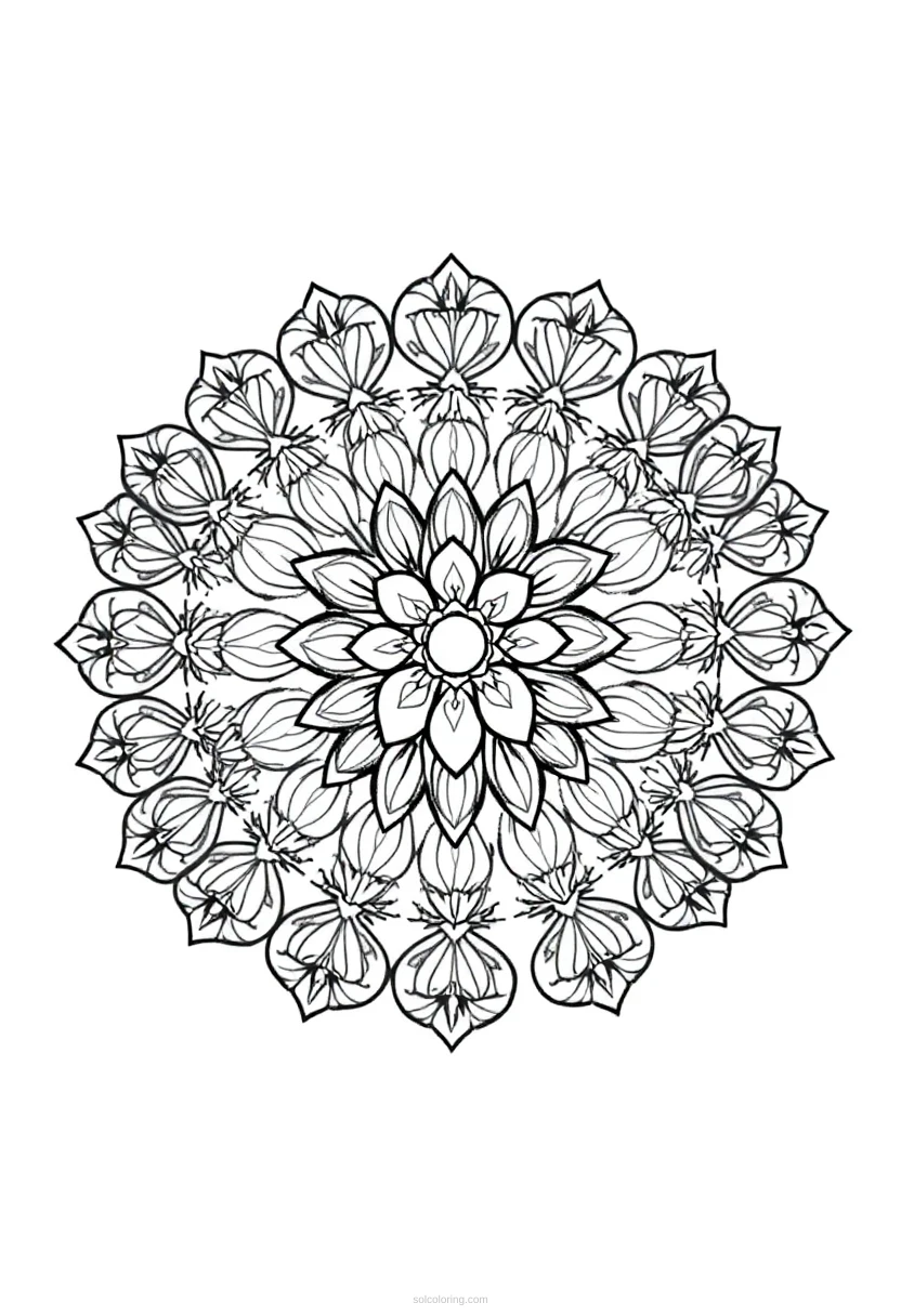 Raspberry Bush coloring page for kids