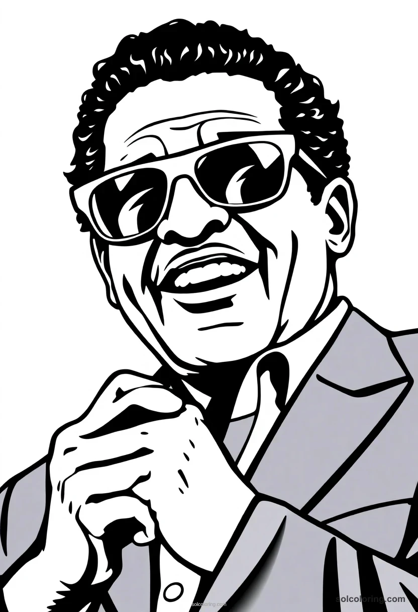 Ray Charles coloring pages