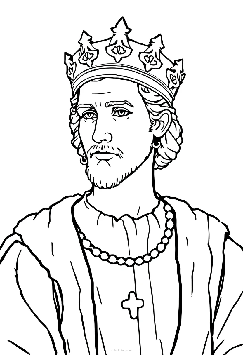 Renaissance Prince coloring pages