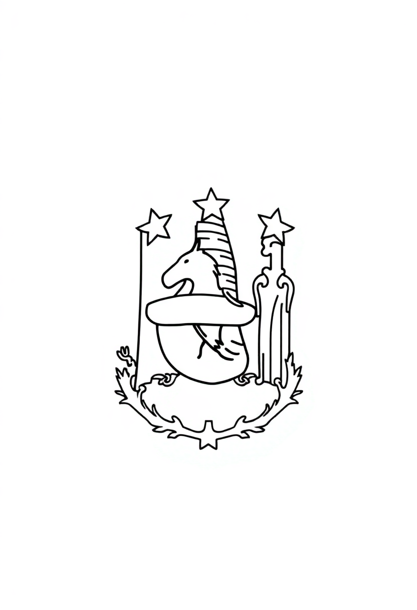 Rhode Island State Flag coloring page, free printable