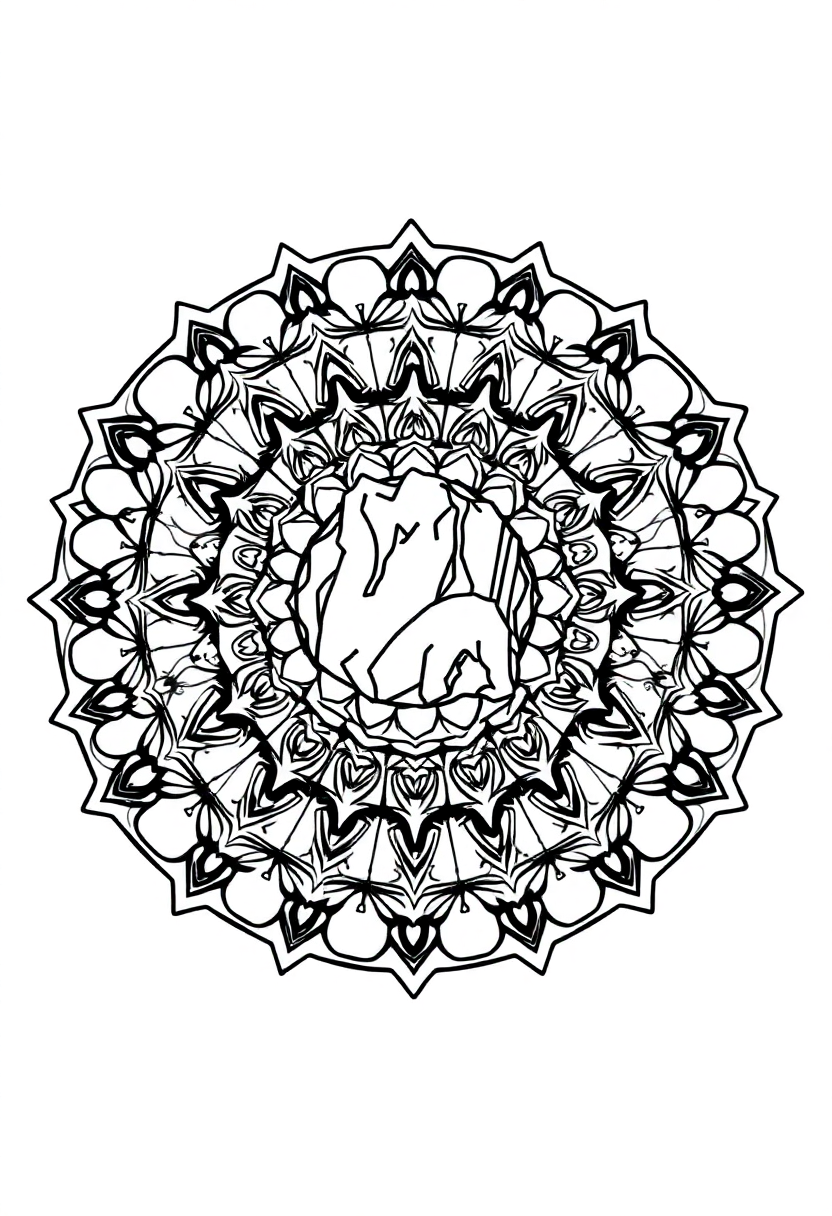 Rock Climbing and Bouldering coloring page, free printable