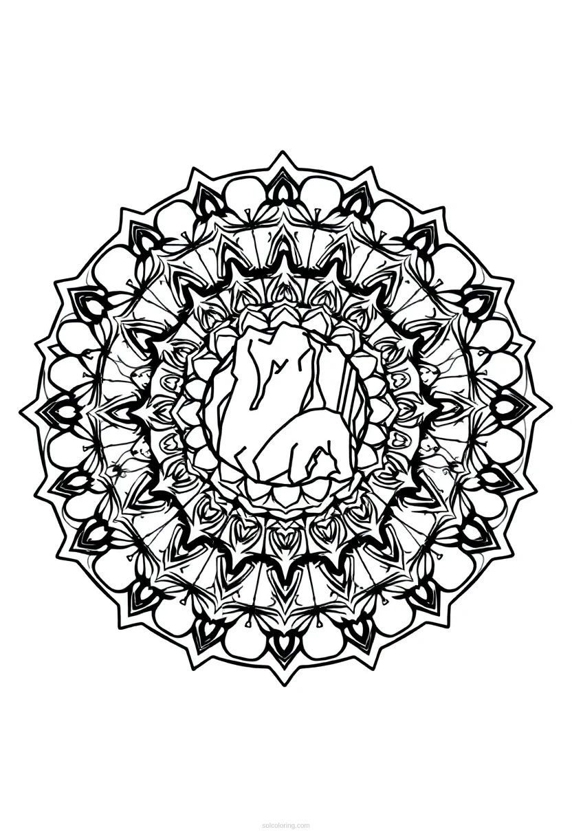 Rock Climbing and Bouldering coloring page for kids